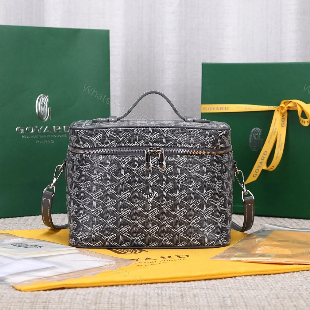 高仿Goyard*Muse系列MUSEVA5單價盒子包灰色免檢版 — view 1