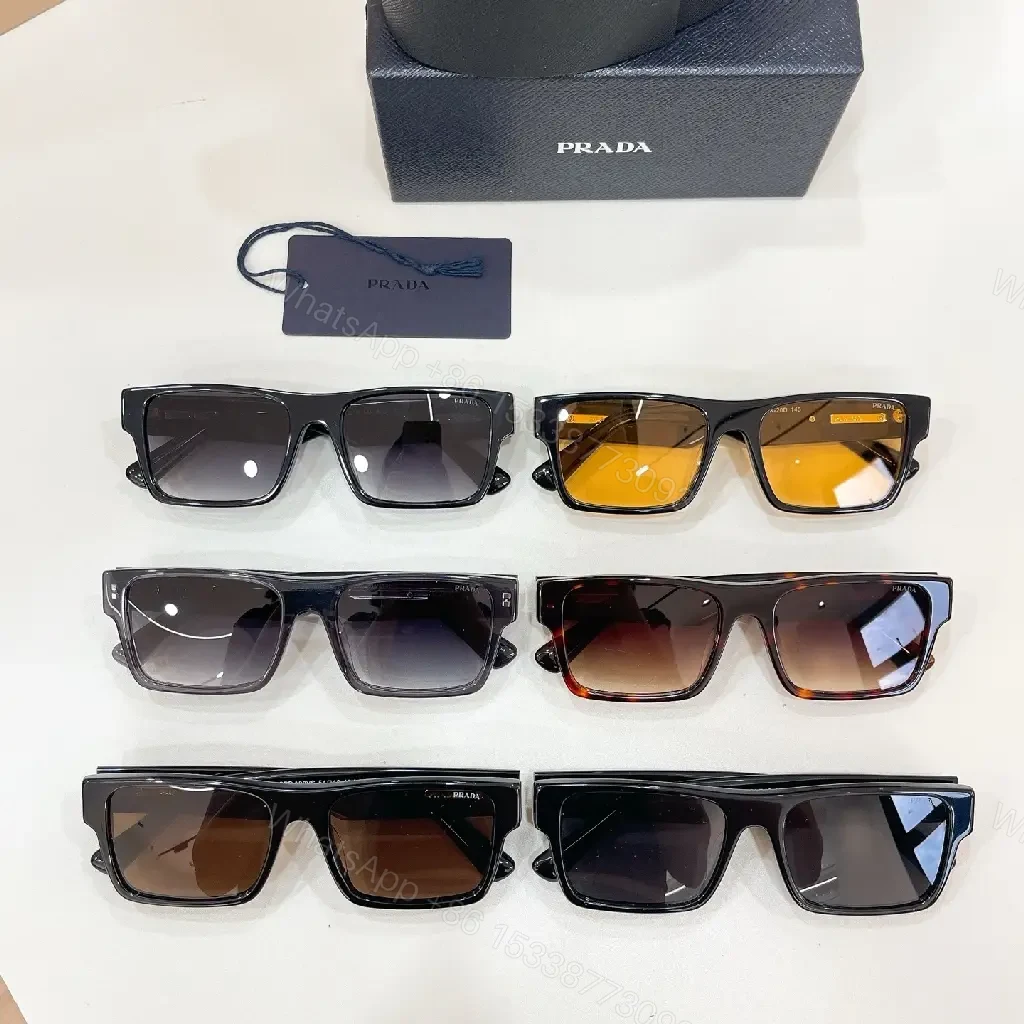 View 10 of Black Acetate Square Sunglasses – Polarized, Designer-Inspired Edge