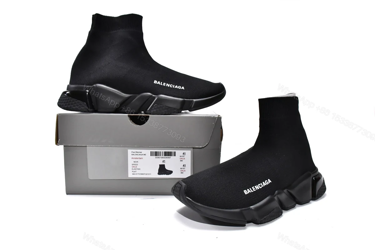 Balenciaga Speed Trainer Black — view 2