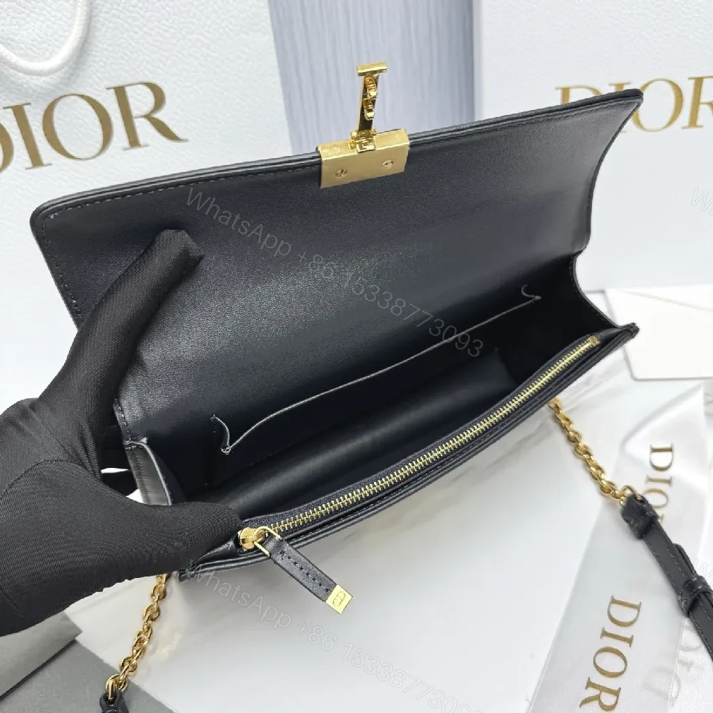 View 3 of Chic Leather Monogram Mini Bag: Structured Luxury