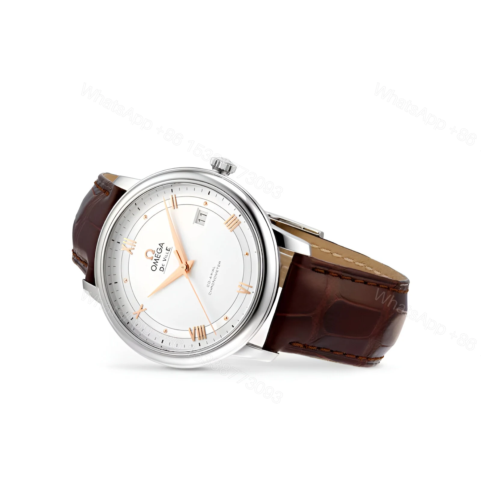 View 2 of Omega De Ville Leather Replica
