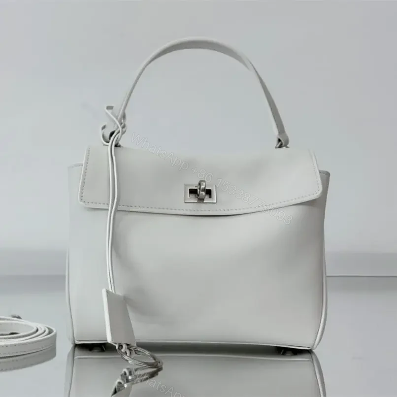 高仿Balenciaga*Rodeo系列4U9001小牛皮手袋白銀Mini免檢版 — view 1