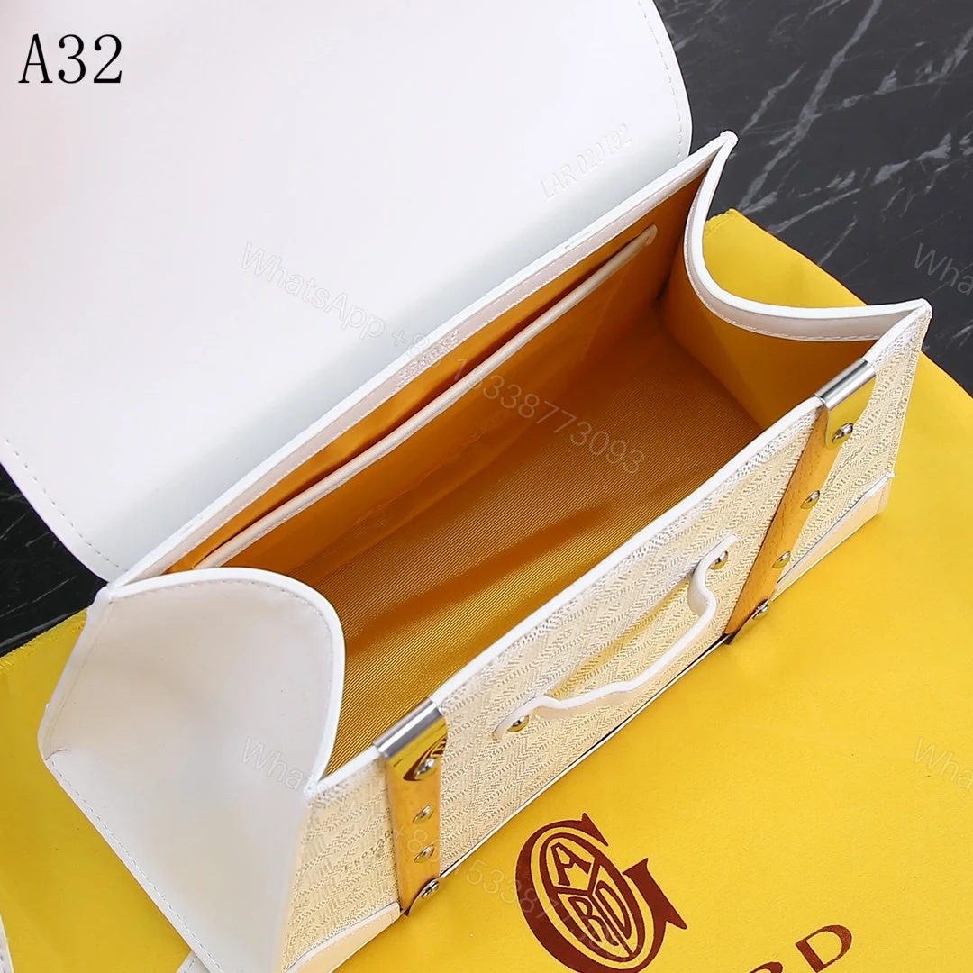 View 7 of GOYARD SAIGON PM BAG WHITE 20CM