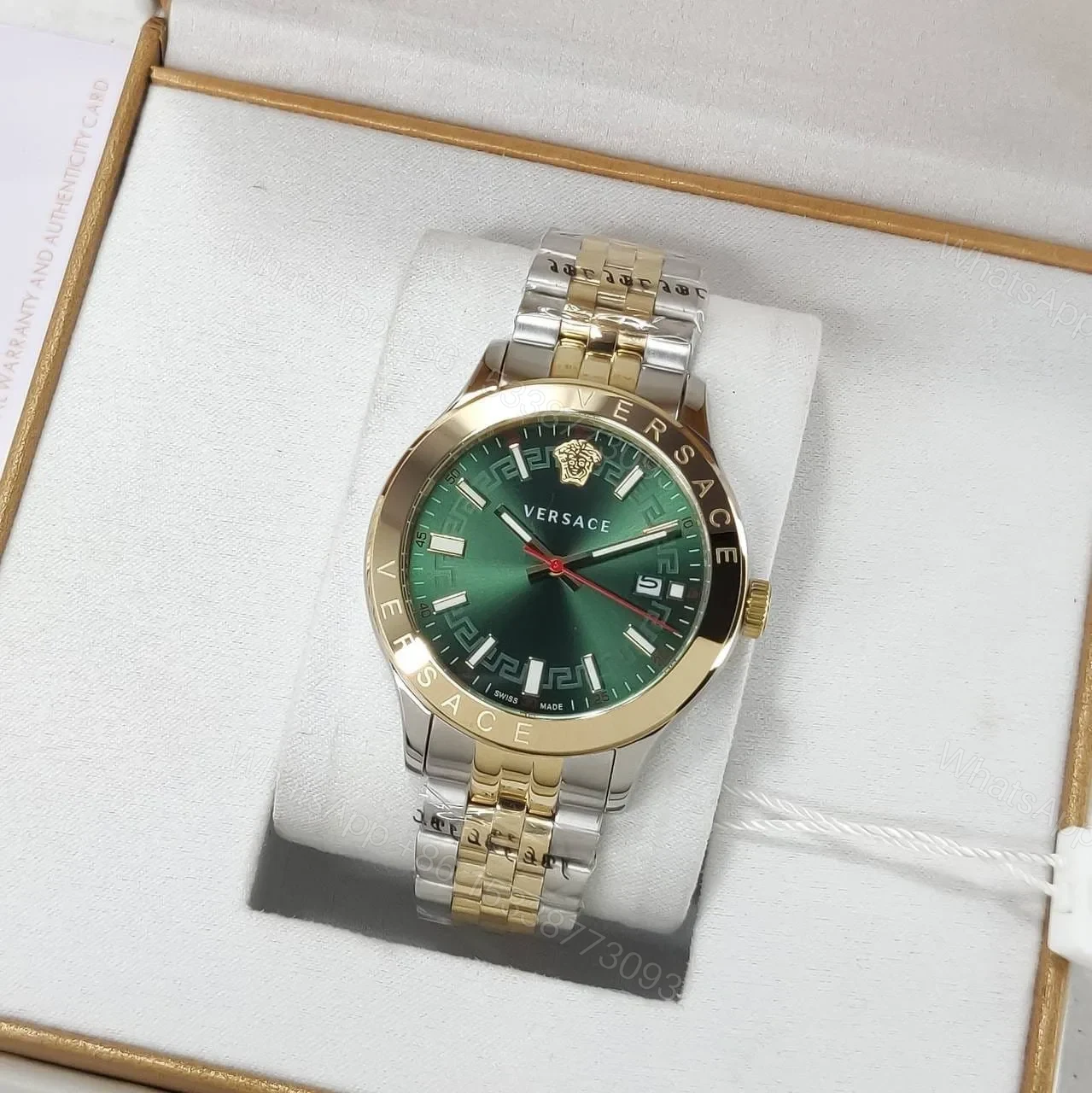 View 2 of VERSACE HELLENYIUM VEVK00620 Green Dial