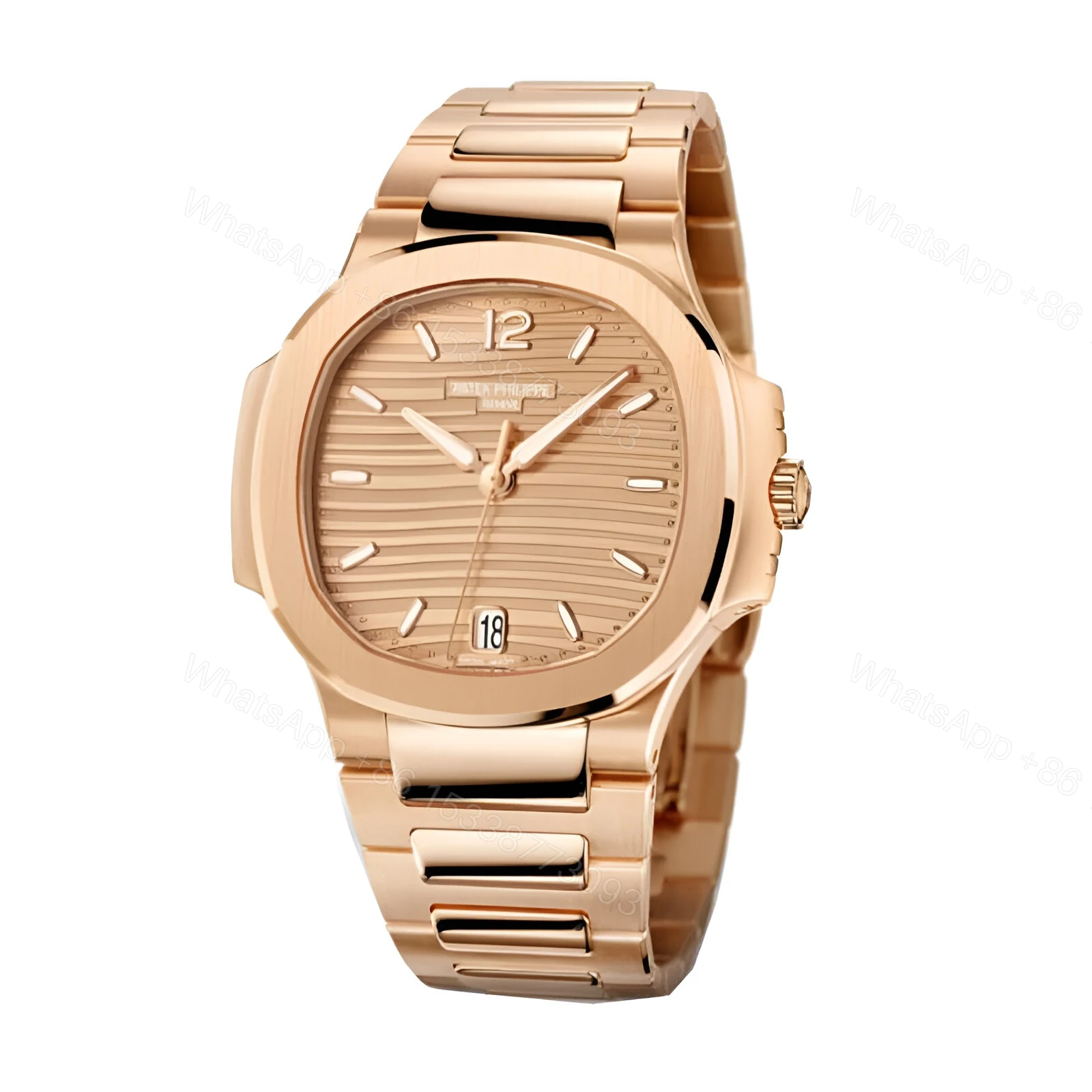View 2 of Patek Philippe Nautilus Ladies Rose Replica