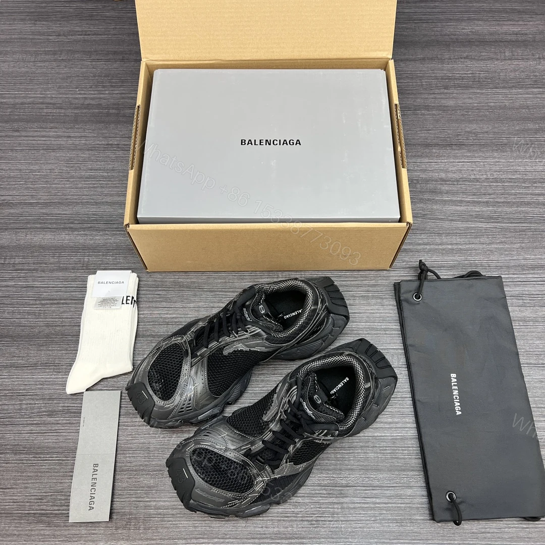 Balenciaga 原單黑迷彩老爹鞋男款 織紋鞋面 街頭感十足 — view 1