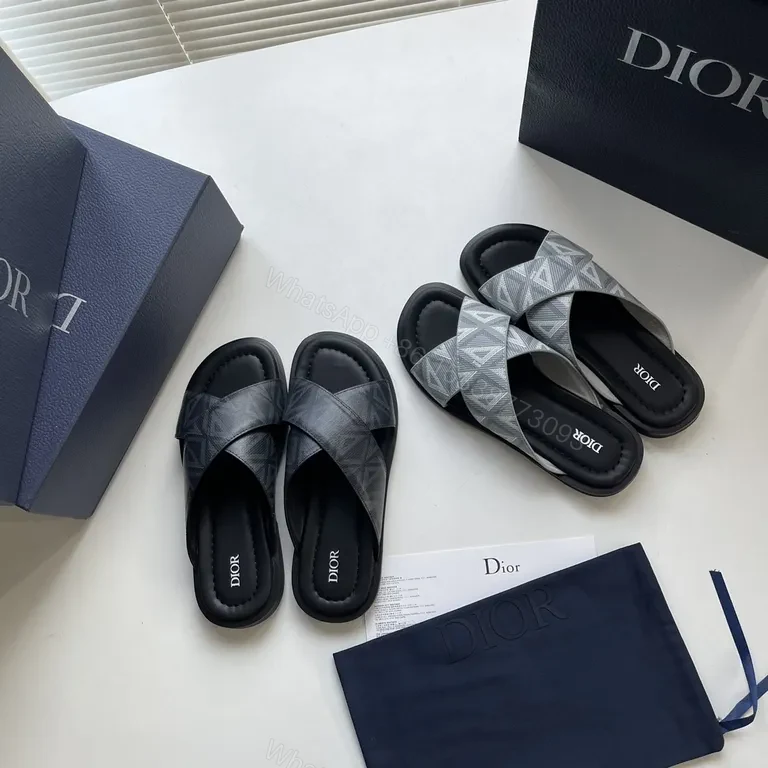 View 2 of Effortless Luxe Monogram Slide - Designer Comfort Sandal