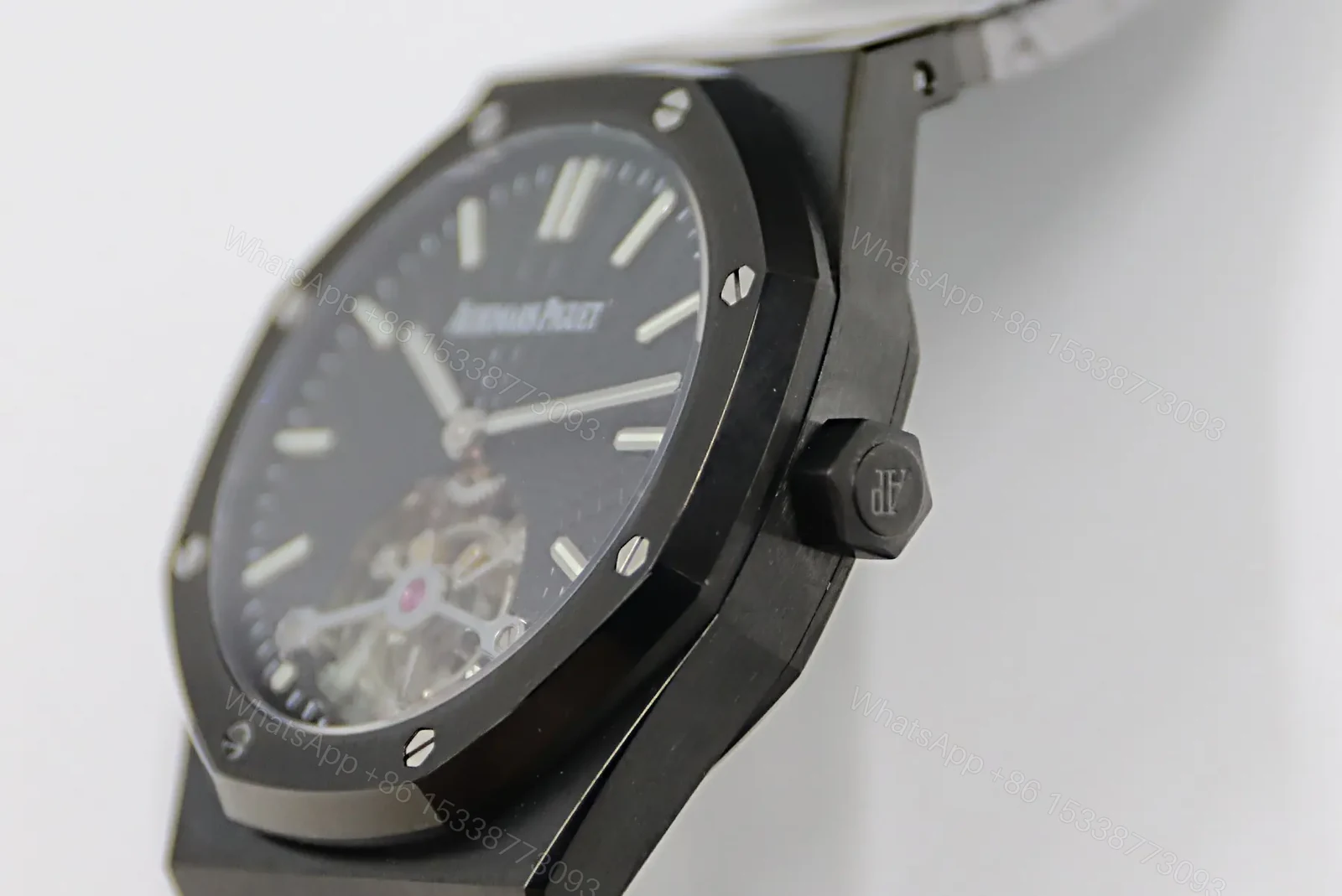 View 4 of BBR Factory Audemars Piguet Royal Oak Tourbillon V2 Upgrade Edition – Black Ceramic Case, Black Dial, 2020 Model