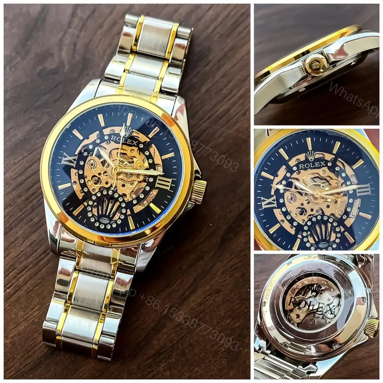 View 4 of Rolex Silver Golden Chain