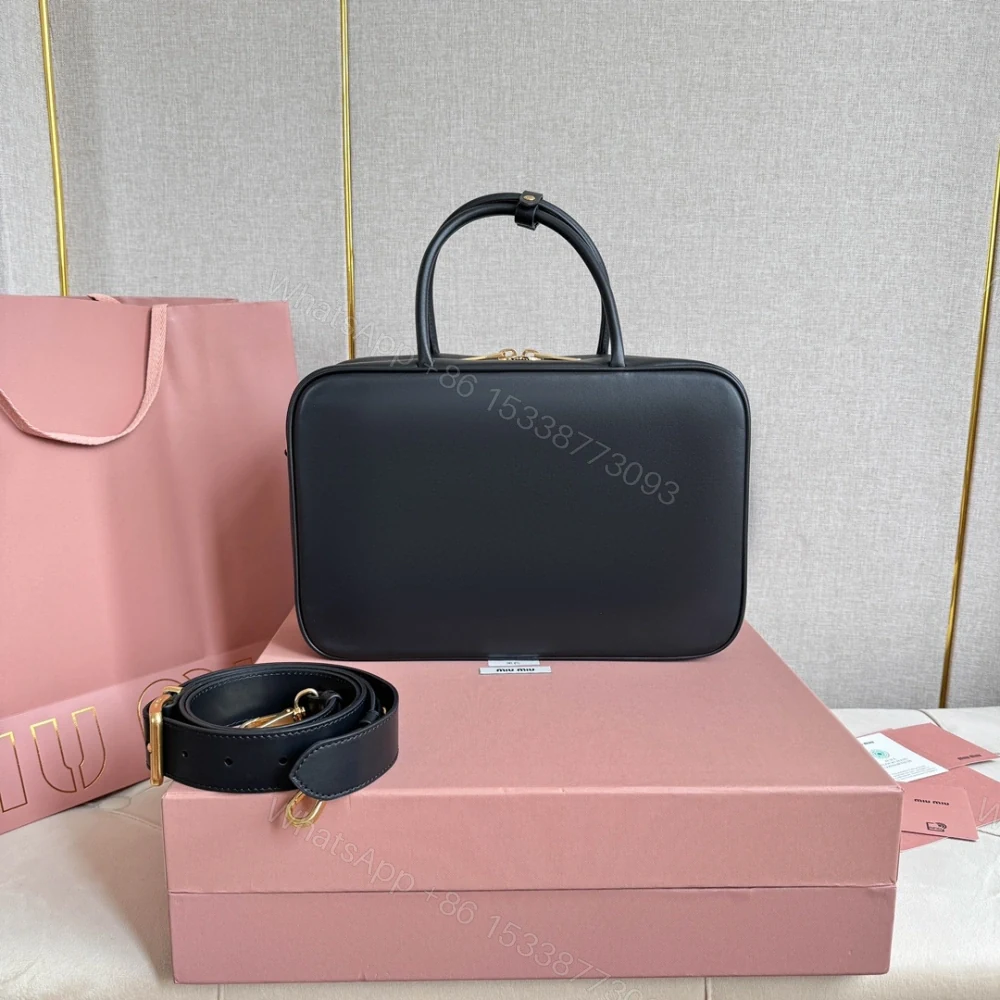 View 2 of 高仿miumiu*5BB17長肩帶公文包黑色免檢版