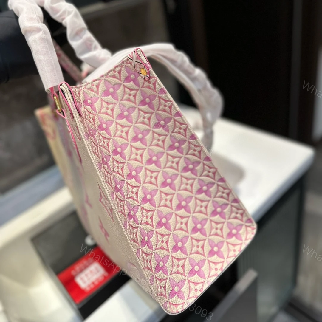 View 8 of LOUIS VUITTON BY THE POOL ON THE GO PM TOTE BAG PINK 34CM M22976