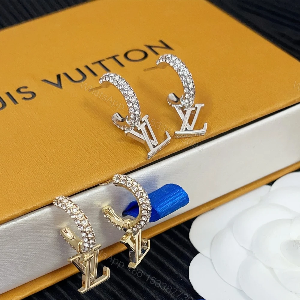 View 3 of LOUIS VUITTON LV ICONIC EARRINGS SILVER M02276