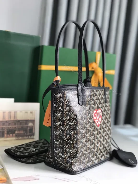 View 2 of Goyard-Texture Tote: Structured Patterned Everyday Luxury Bag