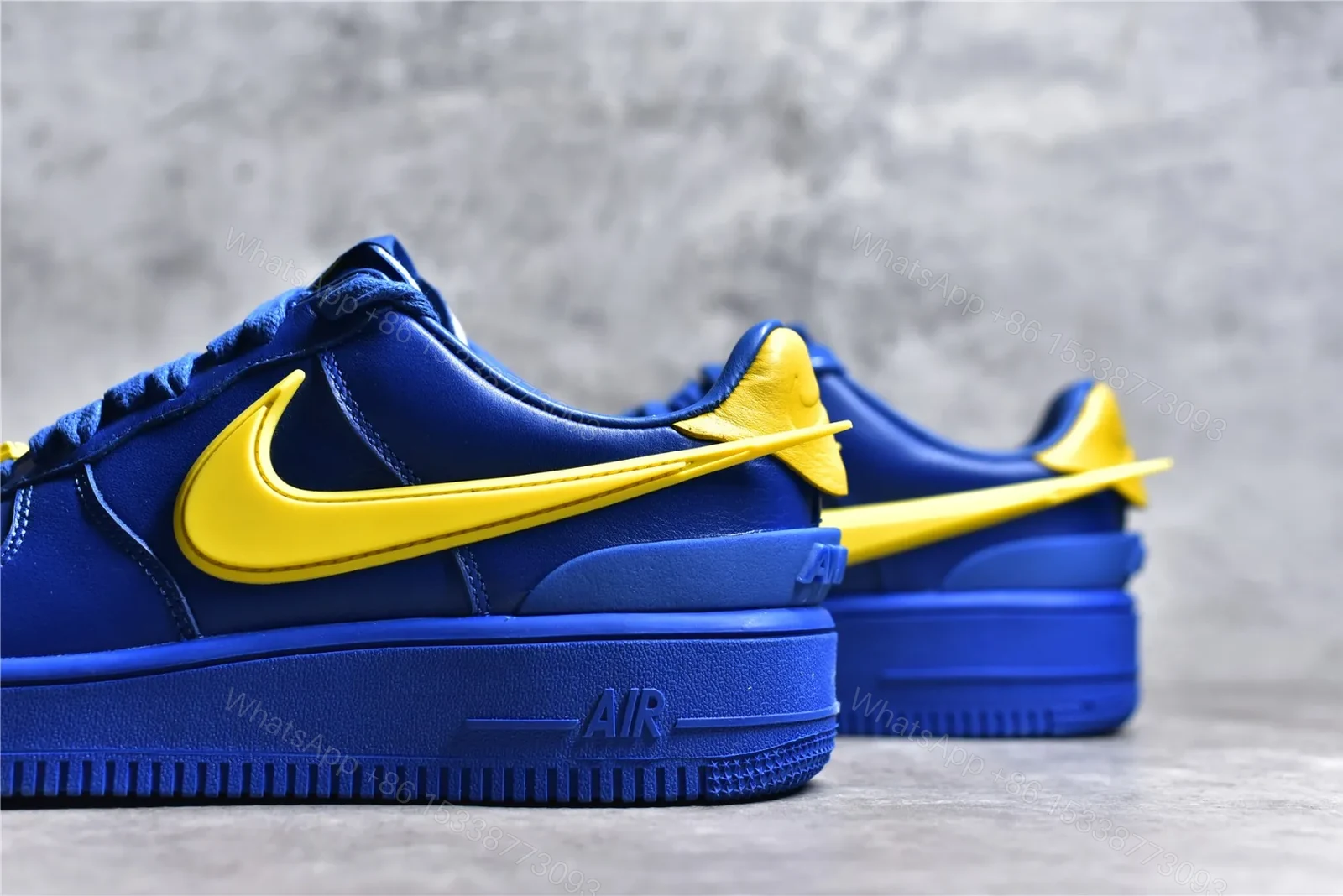 View 5 of AMBUSH x Nike Air Force 1 Low “Game Royal and Vivid Sulfur”