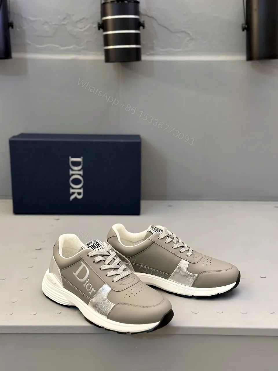 View 6 of Chic Leather High-Top Sneaker with Luxe Comfort Technology
