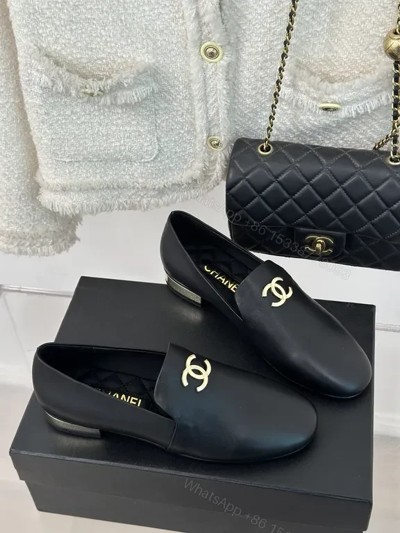 View 6 of Chic Leather Slip-Ons: Logo Hardware, All-Day Comfort