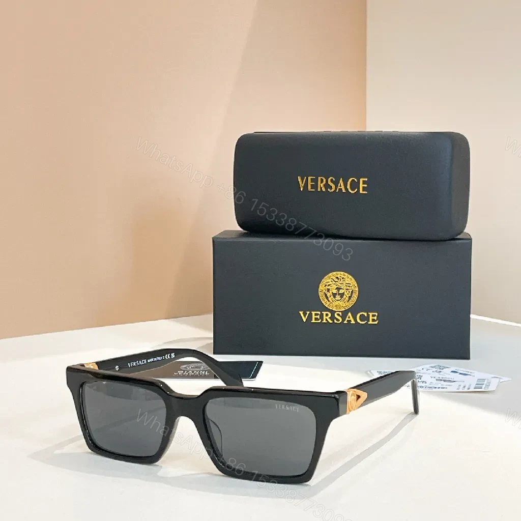 View 3 of White Frame Sunglasses with Gold Accent Detailing - Premium Acetate Sunglasses