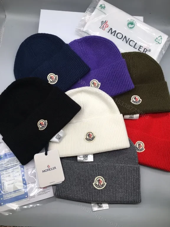 View 7 of Cozy Navy Knit Beanie â€” Allâ€‘Day Warmth, Moncler Luxury