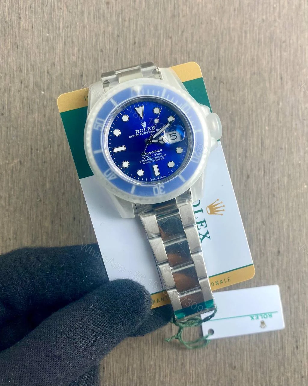 View 2 of Rolex Submariner Silver Blue 41MM Automatic