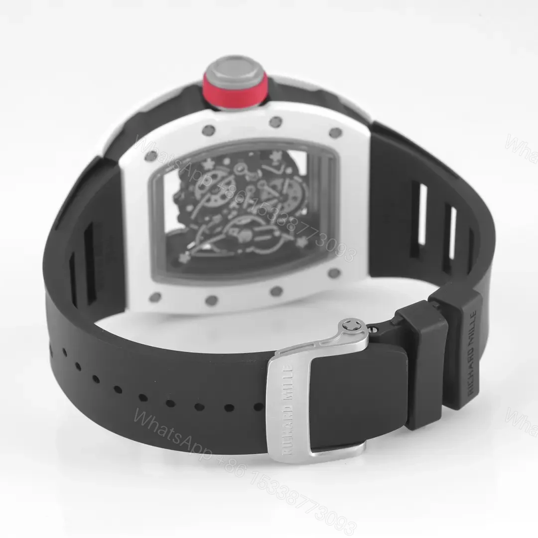 View 6 of KU+ KV-V5 White Ceramic Skeleton Watch