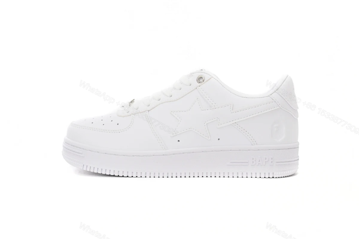 View 12 of A Bathing Ape Bape Sta Low White