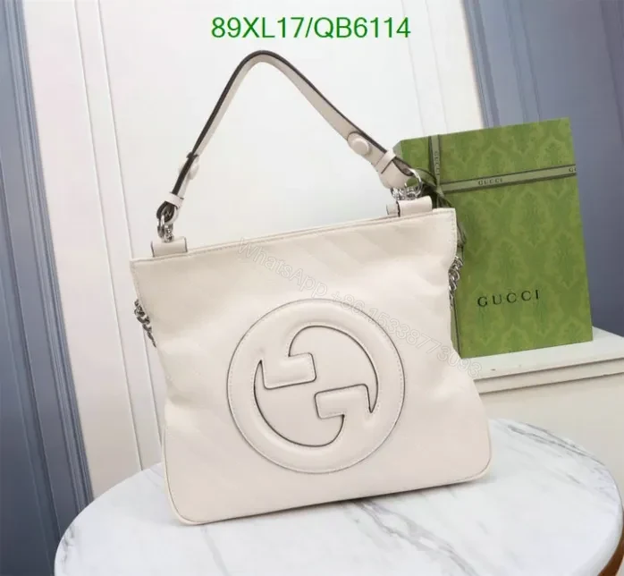 View 24 of Gucci Knockoff Brown Blondie Small Shoulder Bag QB61144 – Iconic Interlocking G Design