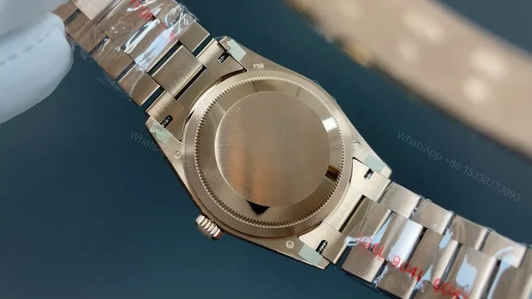 View 6 of Rolex Day-Date 36 Everose Gold – Fluted Green Aventurine President 128235-0068