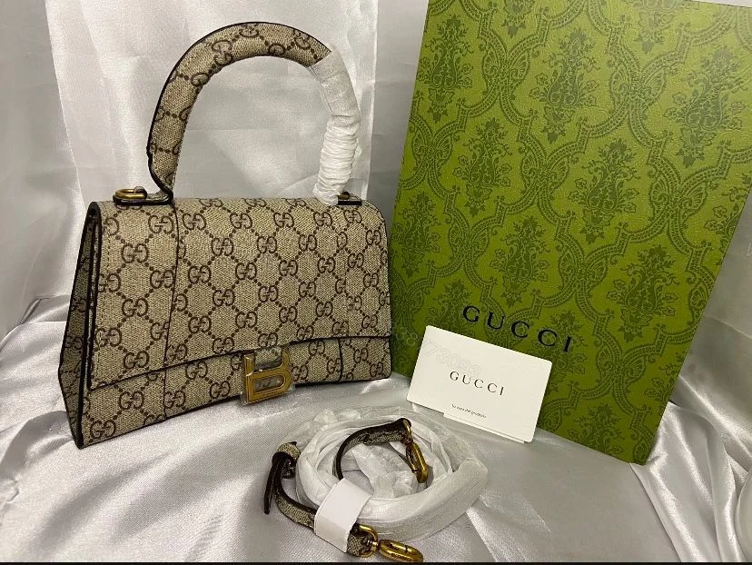 View 4 of FIRST COPY GUCCI BALENCIAGA MONOGRAM 3 PIECE GIFT SET COMBO