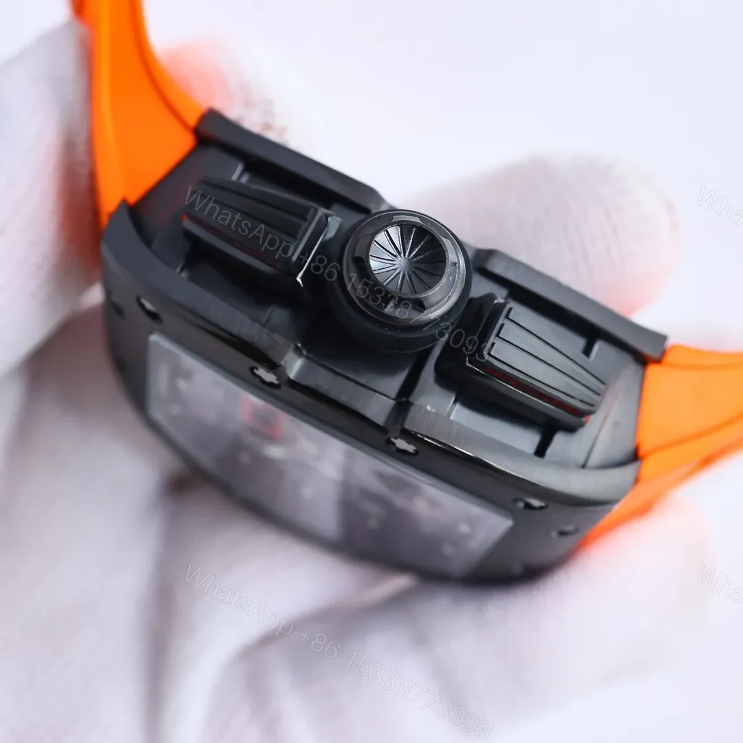 View 4 of Richard Mille RM011 Black & Orange Watch