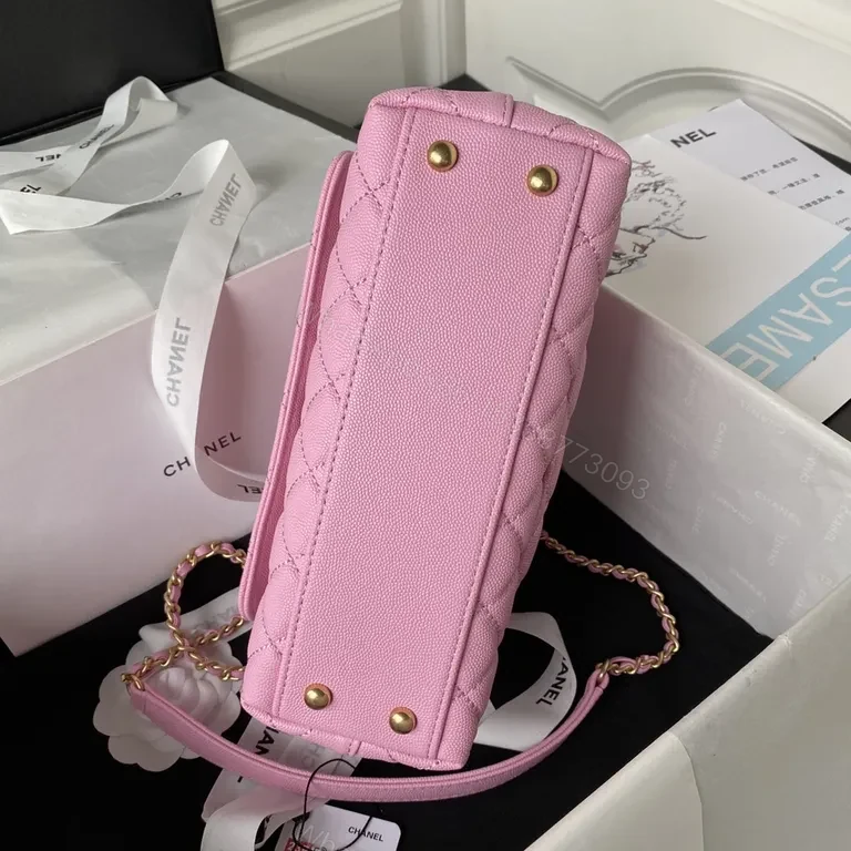 View 4 of Soft Quilted Pink Mini Bag: Compact Luxury, Day-to-Night Versatility