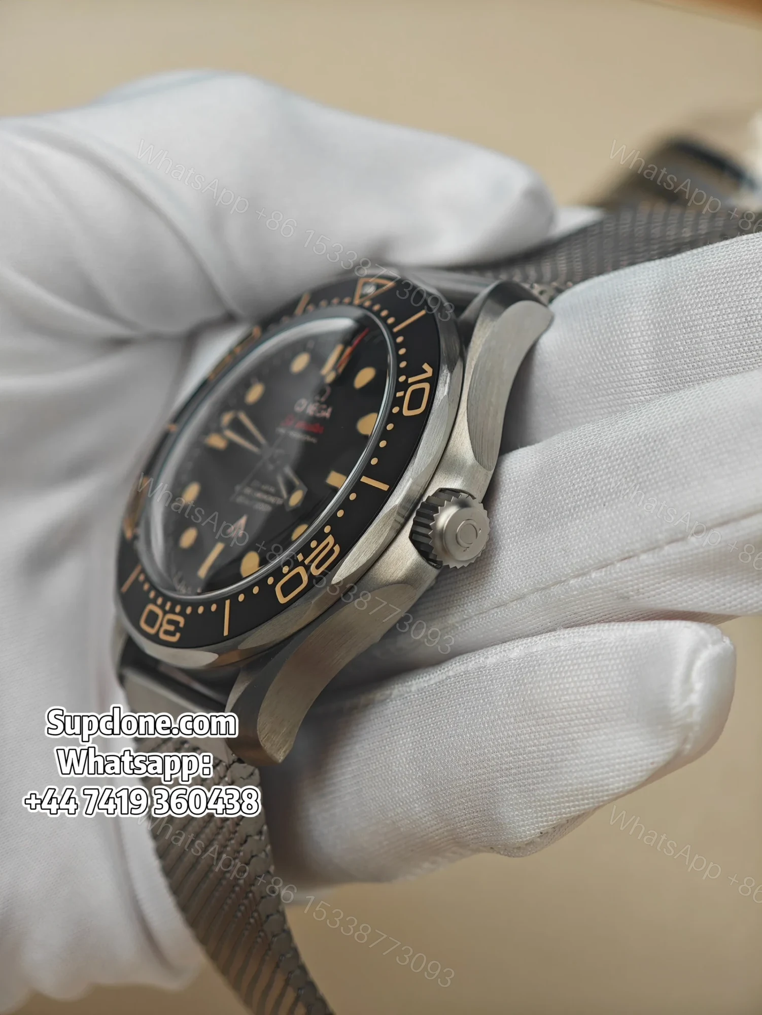 View 6 of Omega Super Clone Seamaster Diver 300M “No Time To Die” 42mm 210.90.42.20.01.001