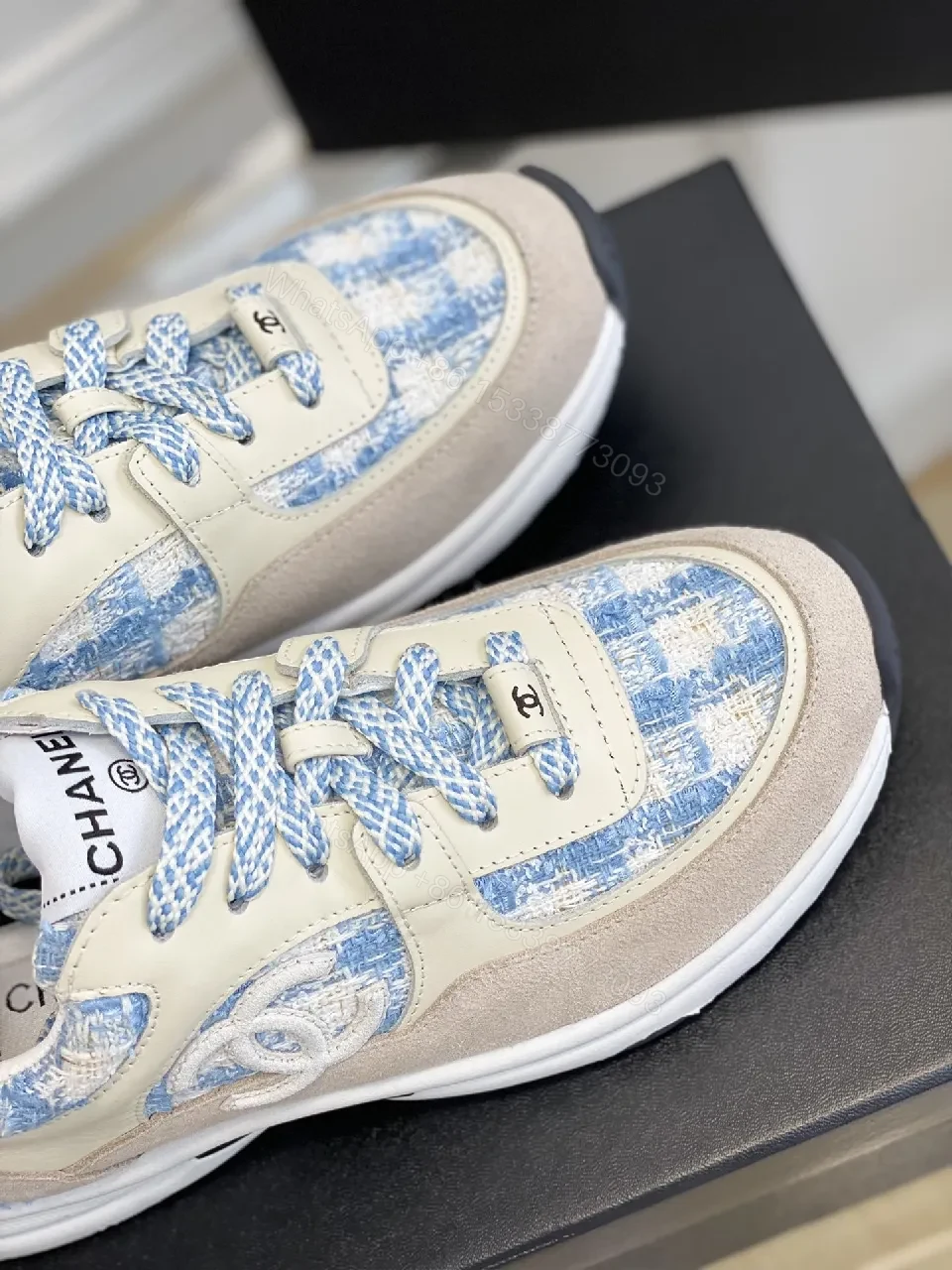 View 6 of Knit-Panel Luxe Sneakers: Soft Texture, Cushioned Comfort