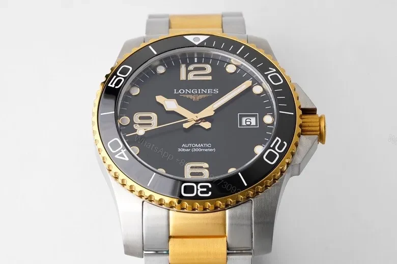 View 2 of Longines Conquest Stainless Steel and Gold Automatic Watch