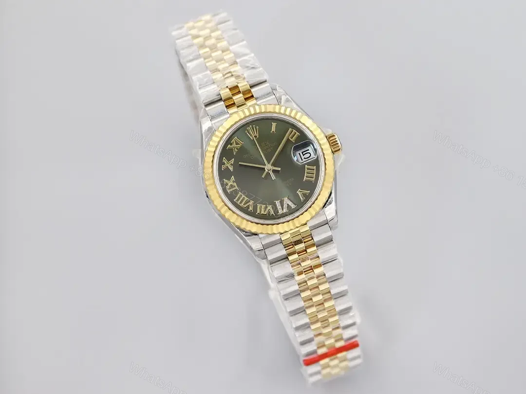 View 3 of Rolex Oyster Perpetual 36 Stainless Steel Turquoise Dial Watch 178273-0090
