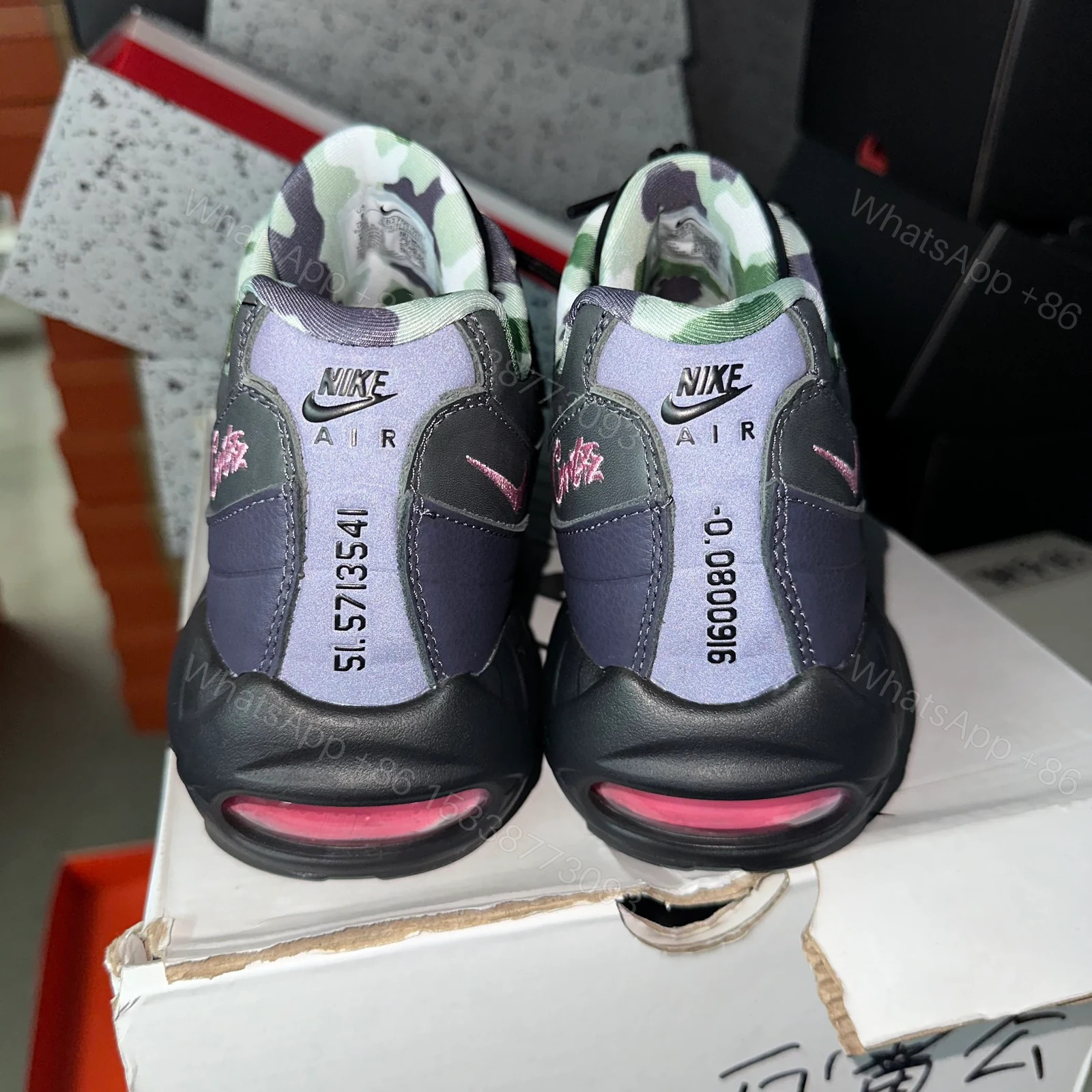 View 5 of Nike Air Max 95 SP Corteiz Pink Beam