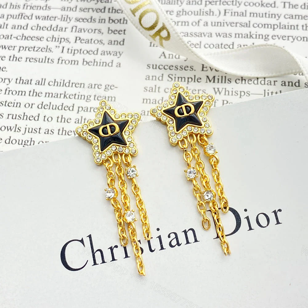 View 4 of DIOR Petit CD Lucky Baroque Earrings