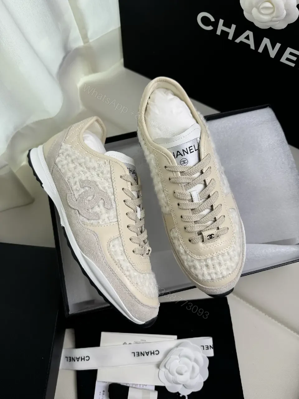View 6 of Cozy Knit Sneaker: Luxe Texture, All-Day Comfort, High-Top