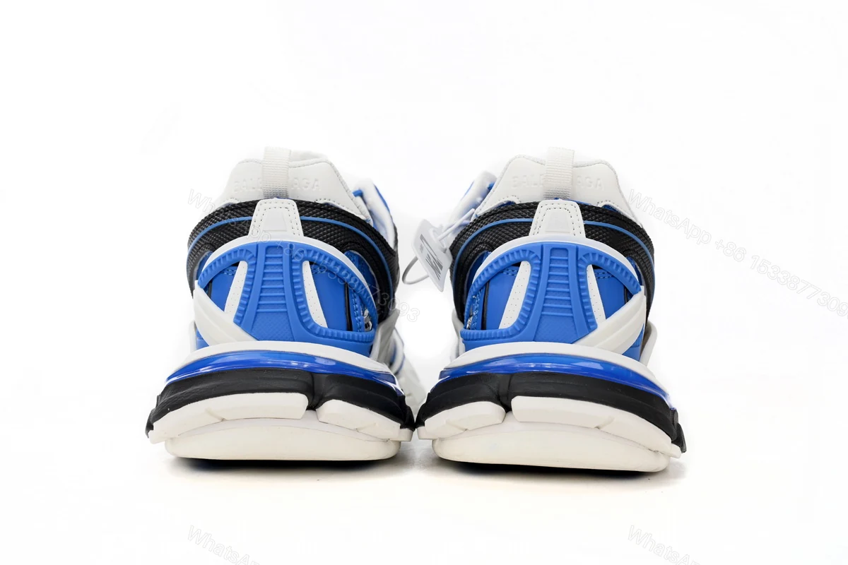 View 4 of Balenciaga Track 2 Sneaker Blue White 568614 W3AE2 4191