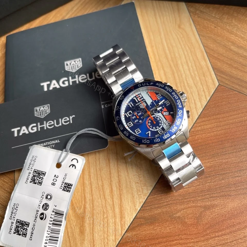 View 4 of TAG Heuer Formula 1 Chronograph Quartz 43 Stainless Steel CalfAlcantara CAZ101N.FC8243