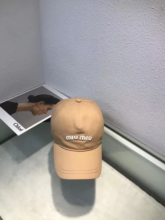 Sand-Toned Miu Miu-Inspired Cap: Luxury Everyday Style — view 1