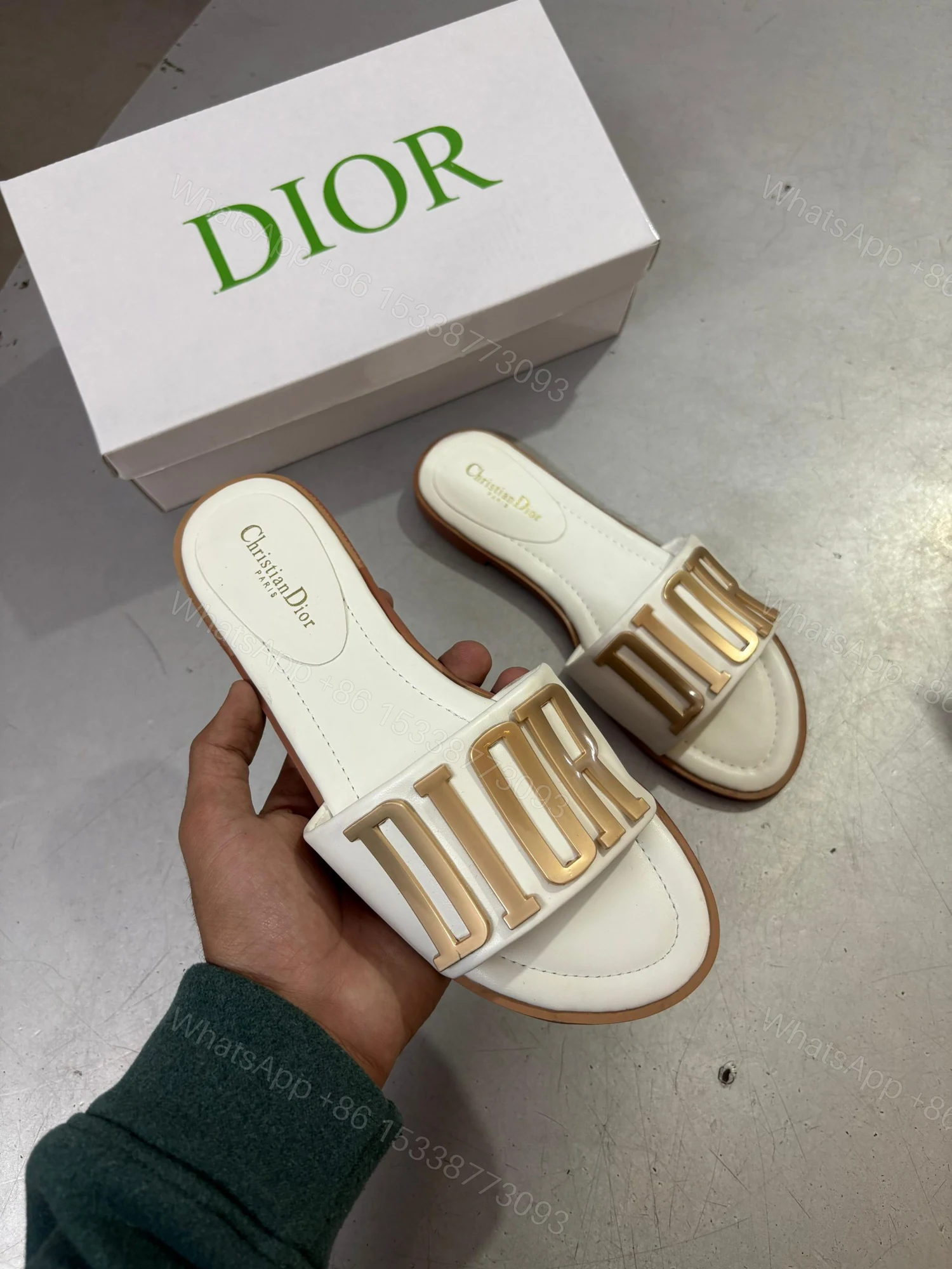 View 2 of First Copy Christian Dior Flats Shoes