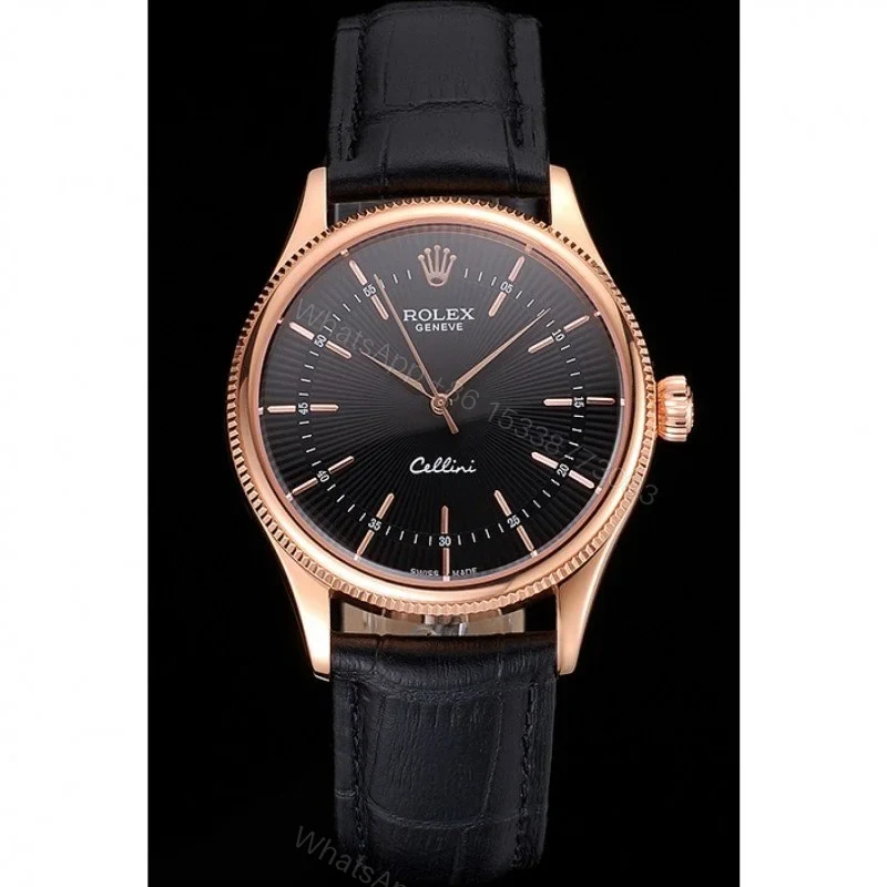 View 2 of Superclone Rolex Cellini Black Dial REP016815