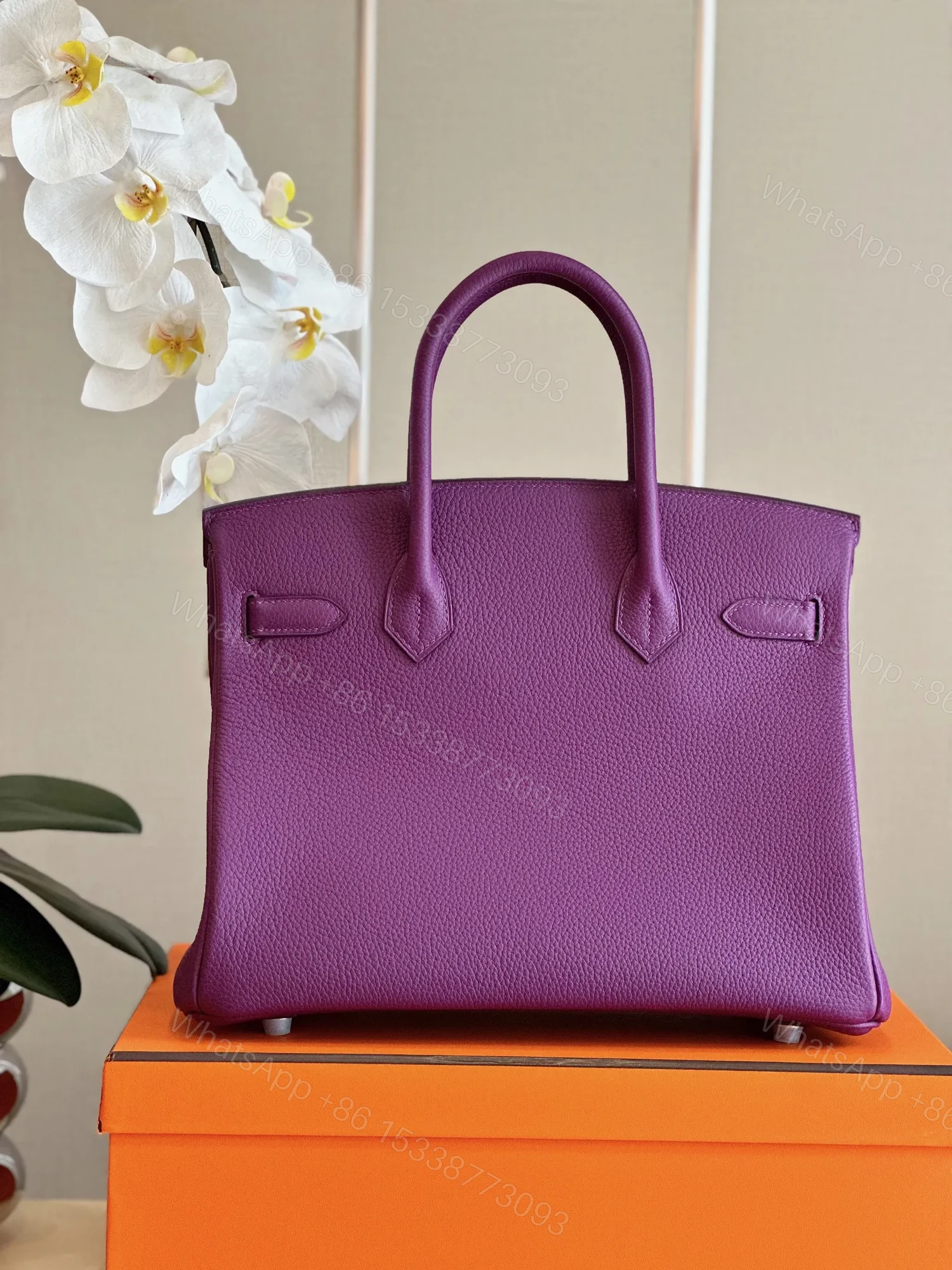 View 4 of HN Birkin 30 Purple Palladium Hardware