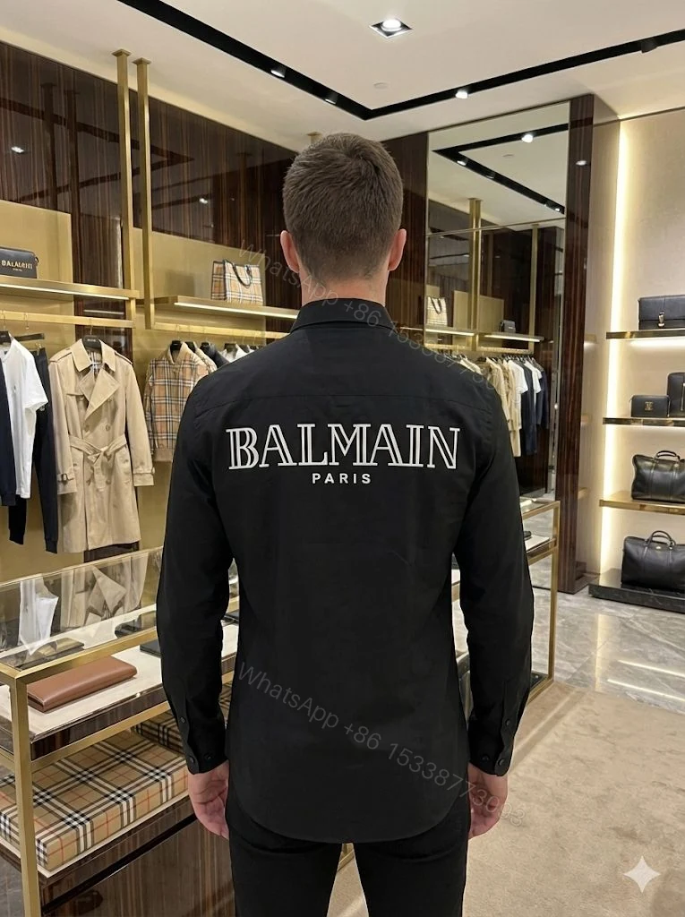 View 11 of First Copy Burberry & Balmain Paris Original Cotton Lycra Premium Shirts