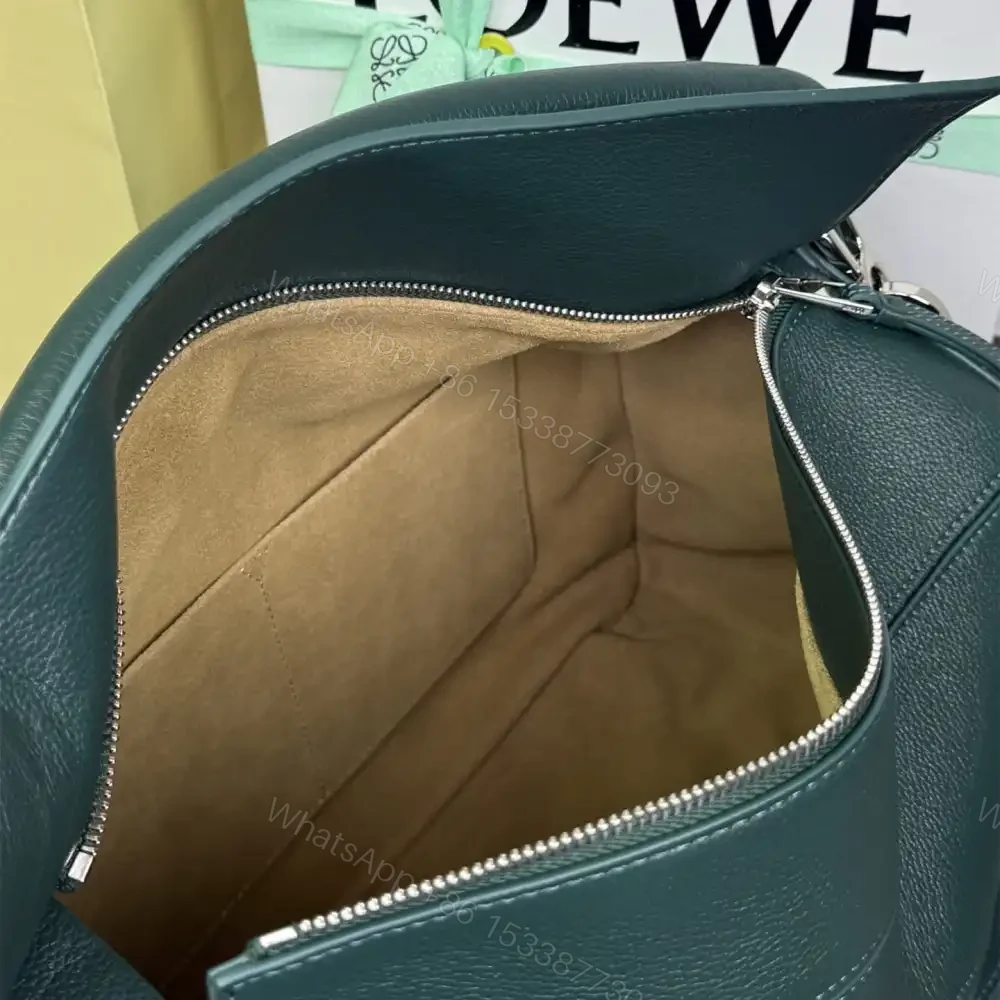 View 7 of 高仿Loewe*Puzzle系列6580鹿皮斜挎包常青綠大號免檢版