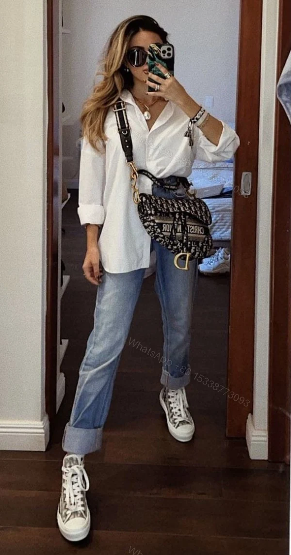 View 3 of FIRST COPY Christian Dior Saddle Sling Bag (Black)