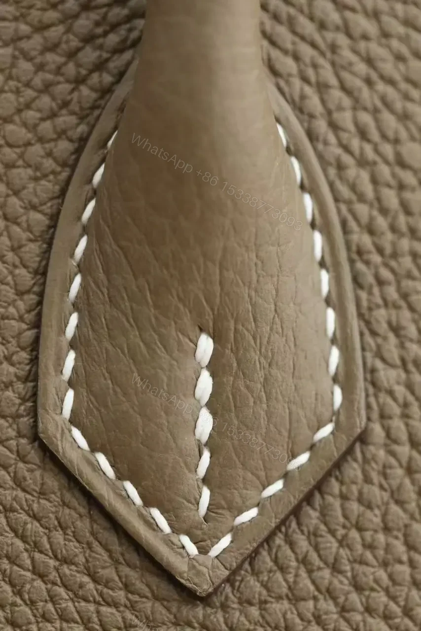 View 7 of HN 30 ETOUPE EPSOM SELLIER GOLD HARDWARE