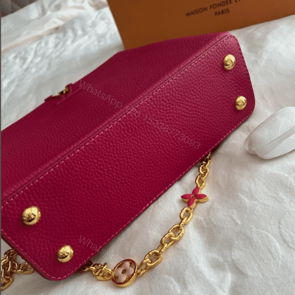 View 6 of Louis Vuitton Capucines Dark Pink 27Cm M20845
