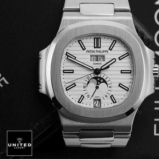 View 14 of Patek Philippe Nautilus White Dial Replica