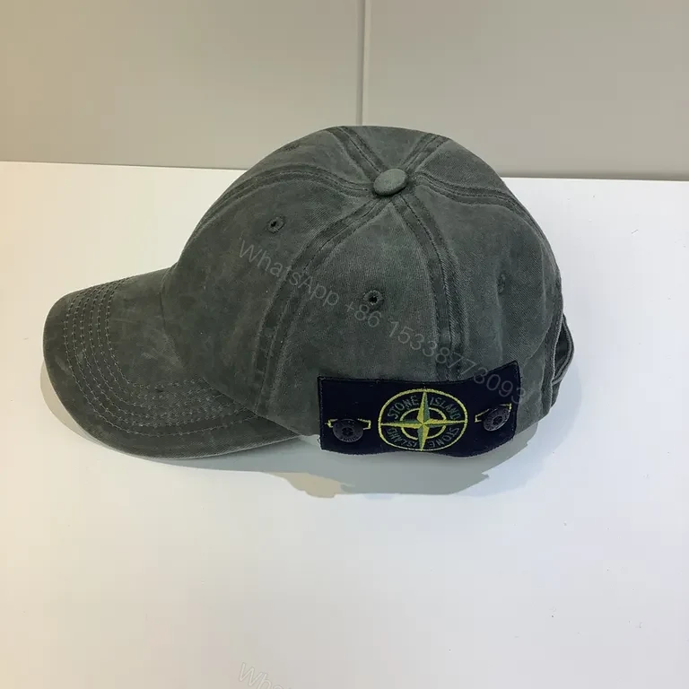 View 5 of Casual Chroma Coral Cap with Stone Island Patch Cap